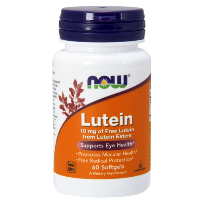 NOW FOODS LUTEIN 10 MG (FROM ESTERS) 60 капсул NS28698